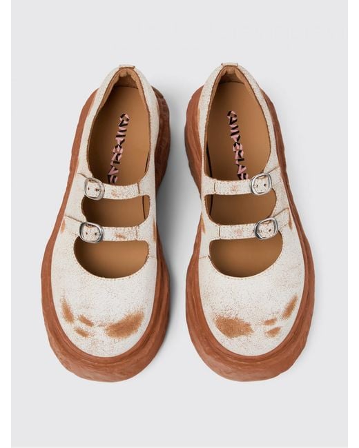 CAMPERLAB Pink Vamonos Cracked Leather Loafer for men