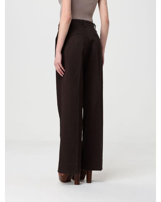 Mason's Black Wide Leg Trousers