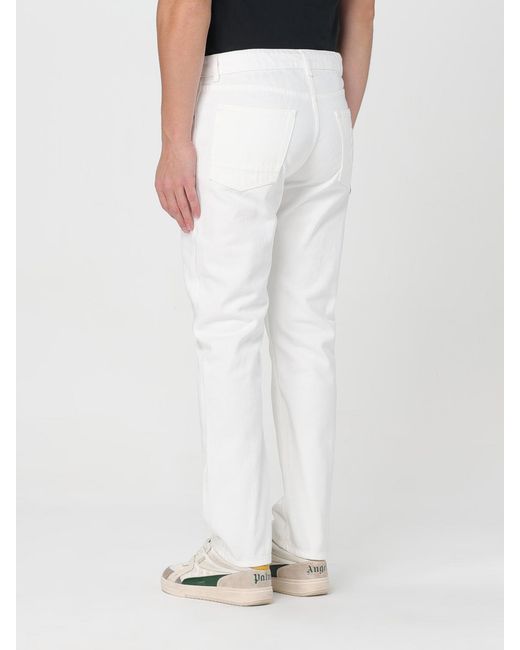 Palm Angels White Jeans for men