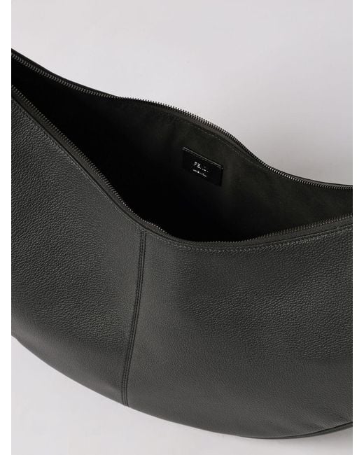 Fendi Black Melon Grained Leather Bag for men