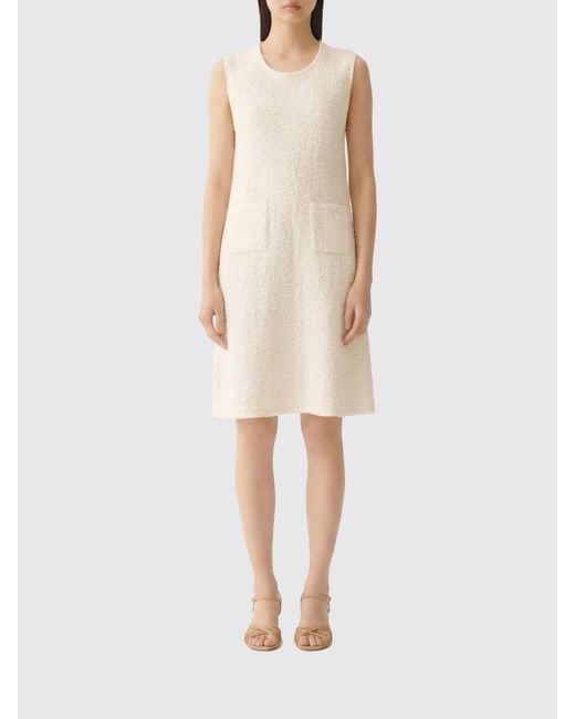 Fabiana Filippi Natural Cotton Blend Dress