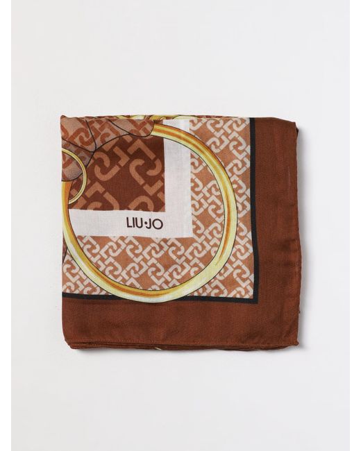 スカーフ LIU JO Woman Scarf Brown 2F3143T0300 S1987 Liu Jo Scarf in Brown | Lyst