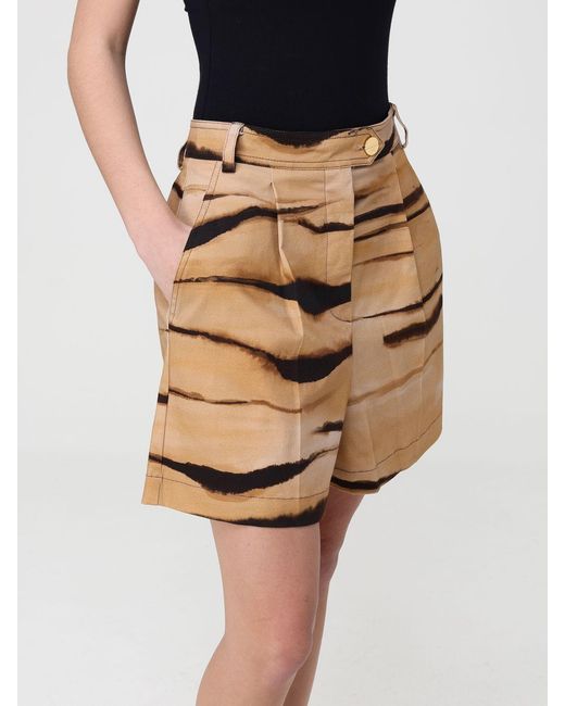 Elisabetta Franchi Natural Cotton Shorts