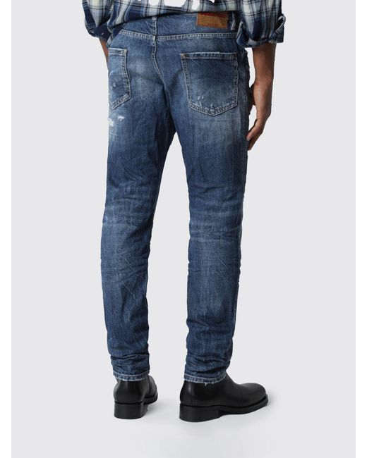DSquared² Blue Cool Guy Slim Fit Jeans for men