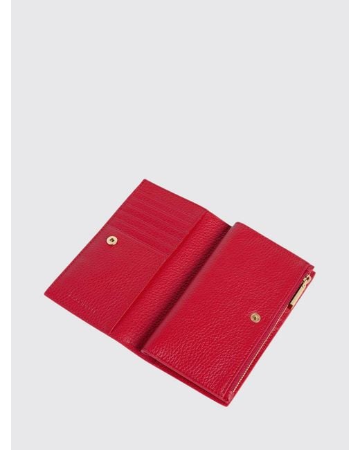 Coccinelle Metallic Soft Hammered Leather Wallet