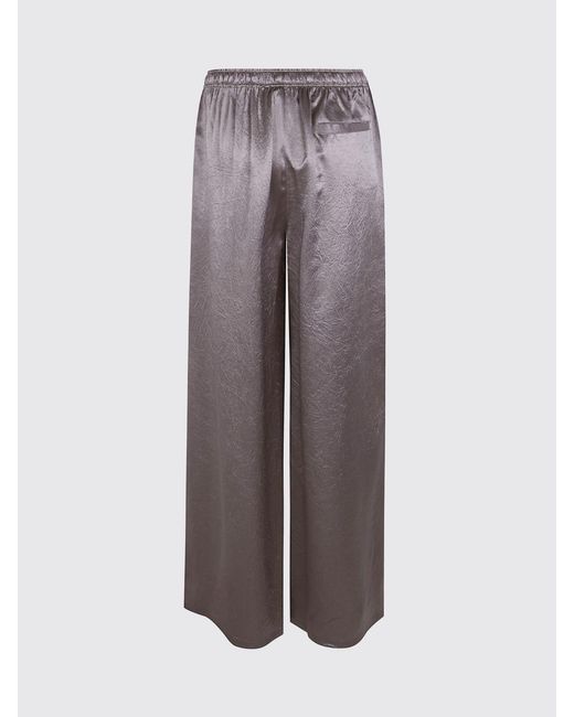 Filippa K Brown Satin Drawstring Trousers