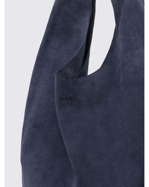 A.P.C. Blue Shoulder Bag