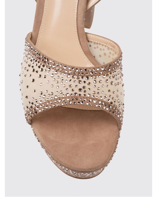 Sandali Con Tacco Donna di Gianvito Rossi in Natural