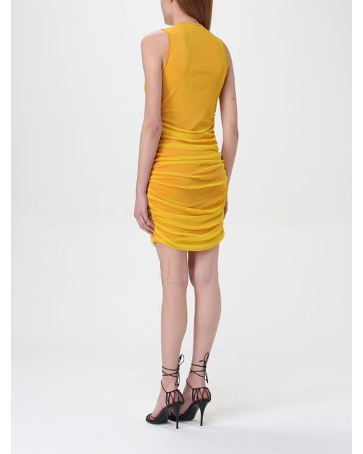Saint Laurent Yellow Dress