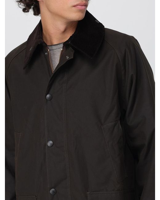 Barbour Black Waxed Cotton Jacket for men