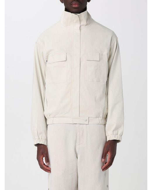 Carrera Natural Barrau Cotton Bomber Jacket With High Neck And Concealed Closure for men