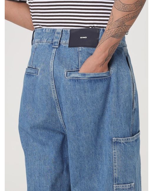 Sunnei Blue Jeans for men