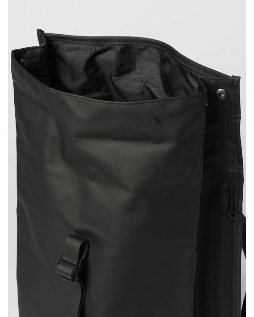 Rains Black Backpack for men