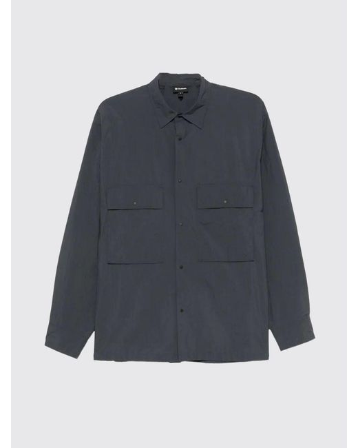 Goldwin Gray Nylon Casual Shirt for men