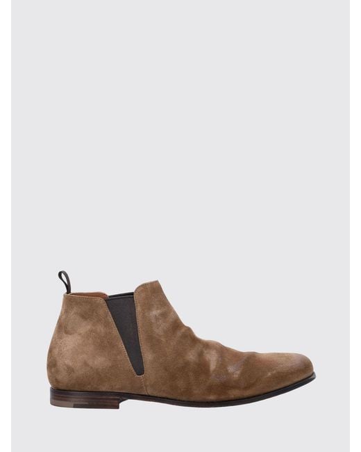 Church's Brown Reigate Used Suede Ankle Boots for men