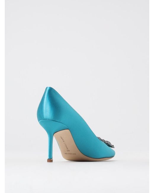 Manolo Blahnik Blue Shoes