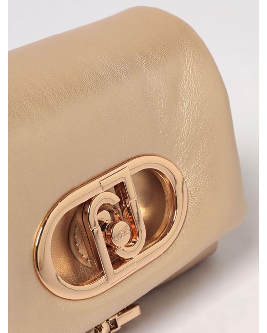 Liu Jo Natural Lapuffy Faux Leather Bag