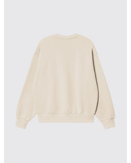 Carhartt White Cotton Crewneck Sweatshirt