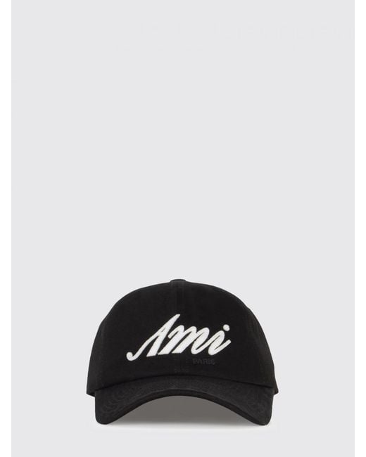 Cappello Da Baseball di AMI in Black da Uomo