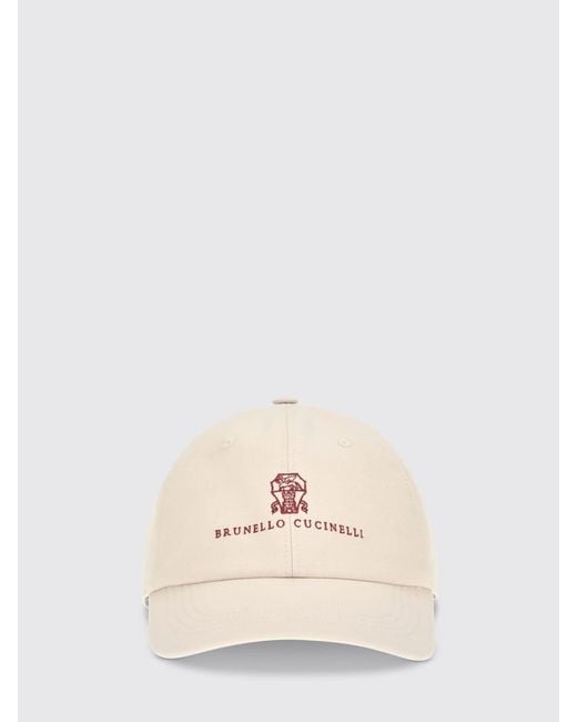 Brunello Cucinelli Natural Hat for men