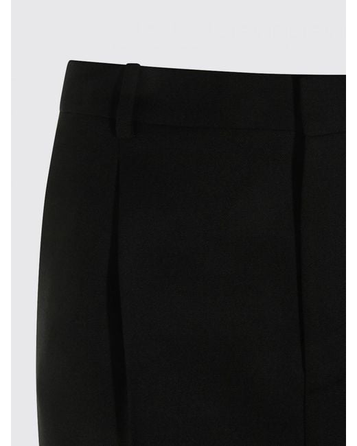 Saint Laurent Black Wool Tailored Trousers