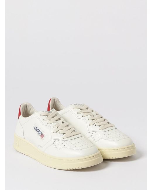 Autry Natural Medalist Leather Sneakers for men