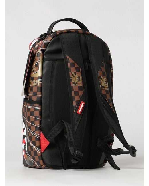 Sprayground Multicolor Kung Fu Panda Po Checker Print Backpack With Laptop Pocket for men
