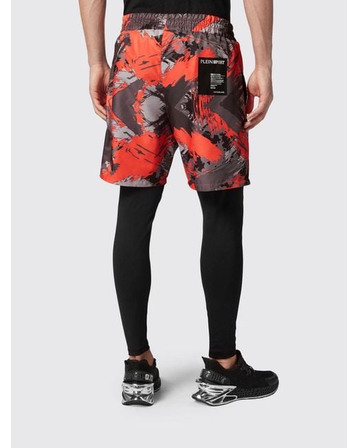 Philipp Plein Red Pants for men