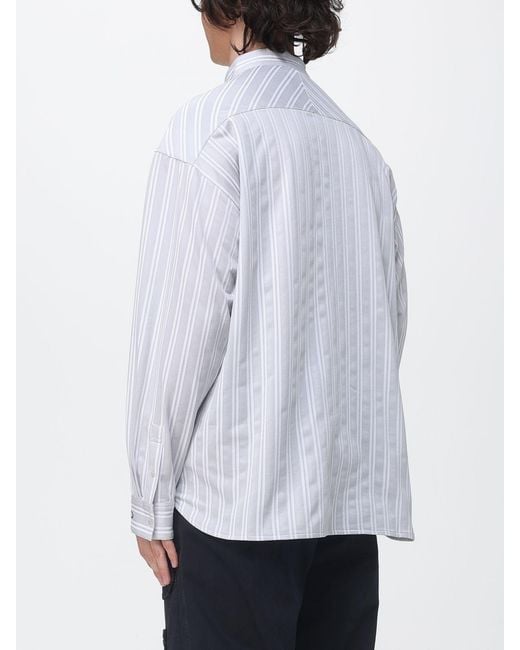 Oakley Gray Fgl Fuel Ls Shirts 6.0 Striped Polyester Shirt for men