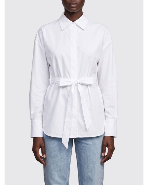 FEDERICA TOSI White Cotton Poplin Shirt