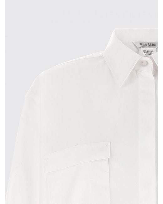 Max Mara White Cotton Shirt