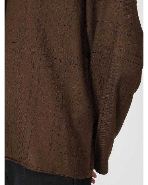 Totême Brown Modal Shirt With Logo
