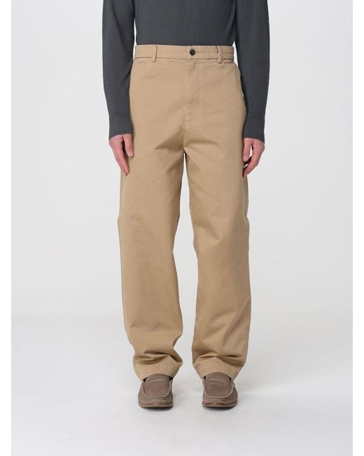 Barena Natural Cotton Wide Leg Trousers for men