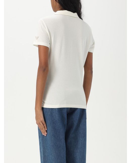 Polo Mujer EA7 de color White
