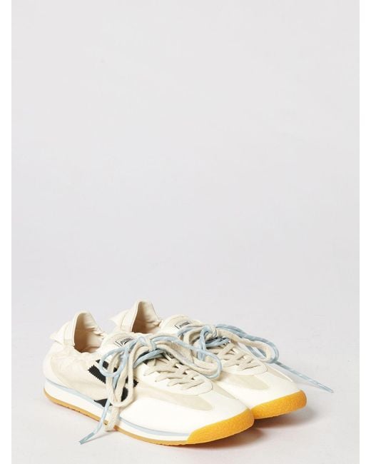 PURAAI Natural Panther Vegan Leather And Nylon Sneakers for men