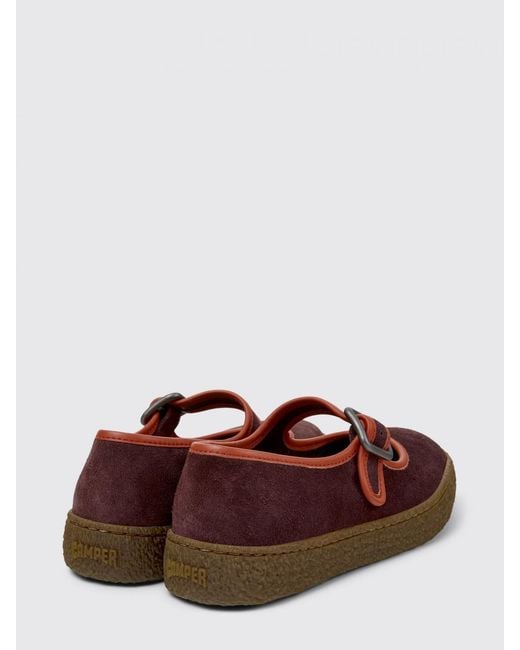 Camper Brown Peu Terreno Suede Sneakers