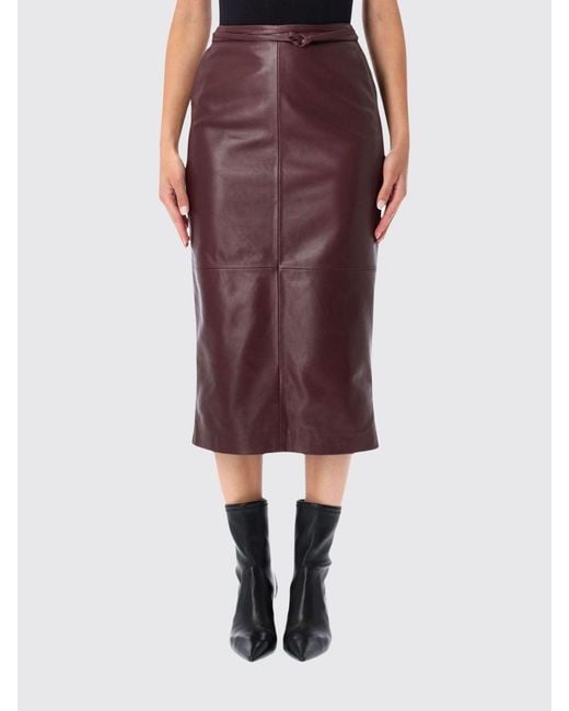 Alberta Ferretti Purple Skirt