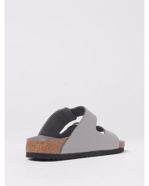 Birkenstock Gray Arizona Double Buckle Sandals