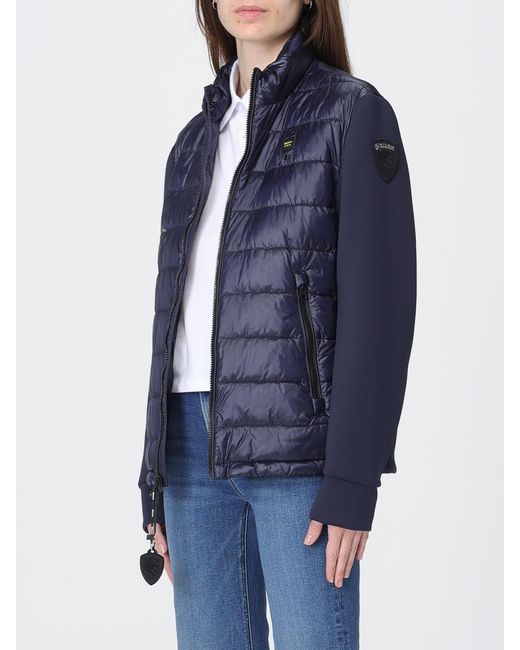 Blauer Blue Padded Down Jacket With Zip