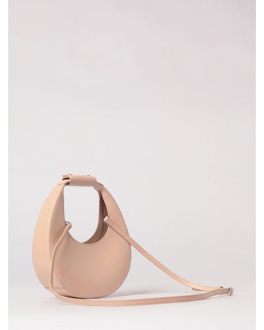 Staud Natural Moon Leather Bag