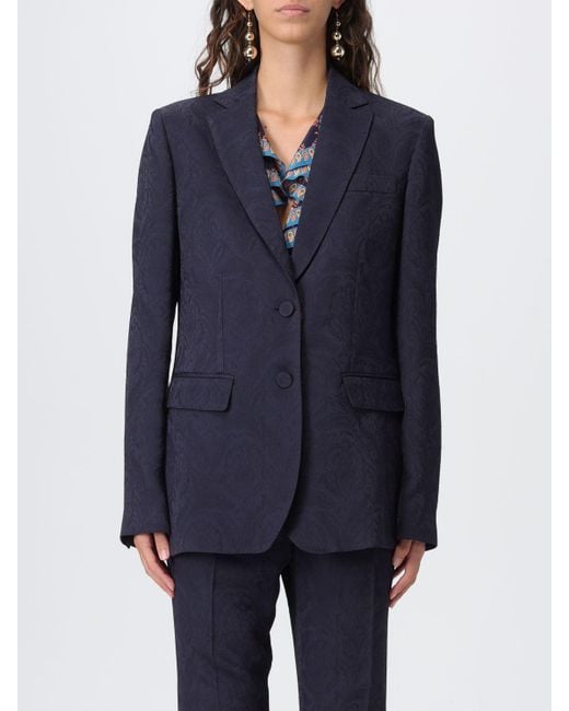 Etro Blue Blazer Damen