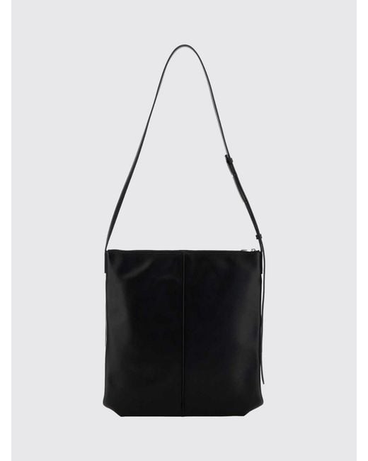 Jil Sander White Line Leather Bag