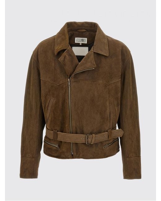 MM6 by Maison Margiela Brown Jacket for men