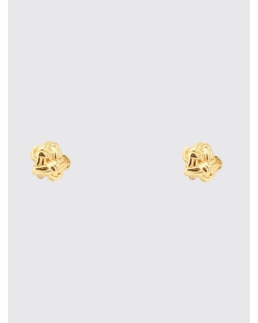 Bottega Veneta Yellow Knot Stud Earrings