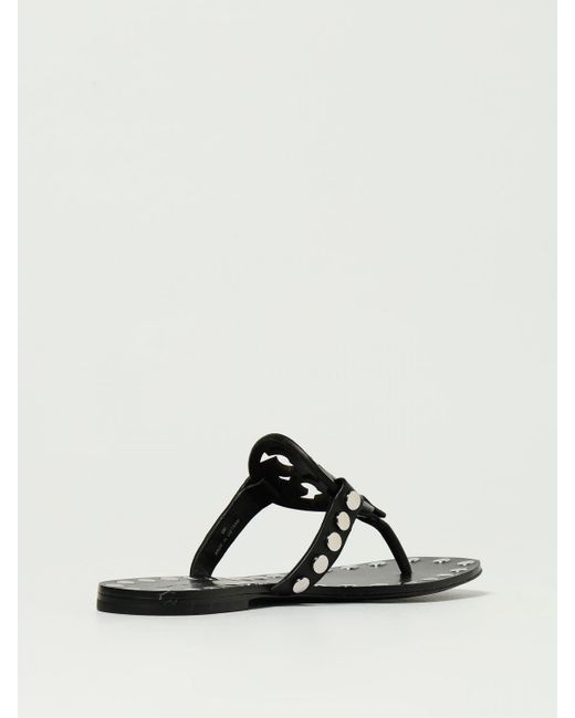 Tory Burch Black Flat Sandals