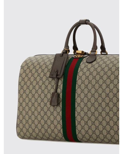 Gucci Gray Travel Bag for men