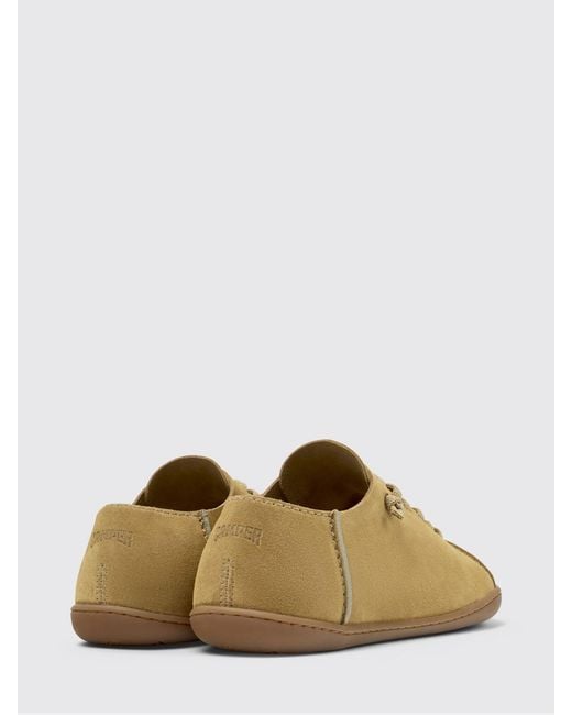 Camper Brown Twins Vegetable-Tanned Leather Sneakers for men