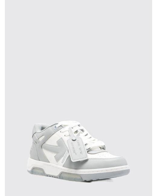 Off-White c/o Virgil Abloh White Out Of Office Leather Sneakers for men