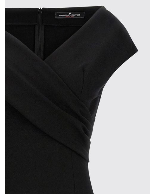 Ermanno Scervino Black Dress