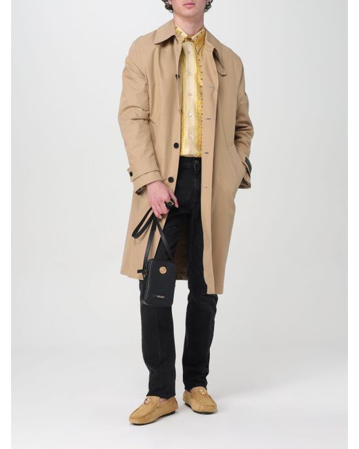 Manteau Versace pour homme en coloris Natural